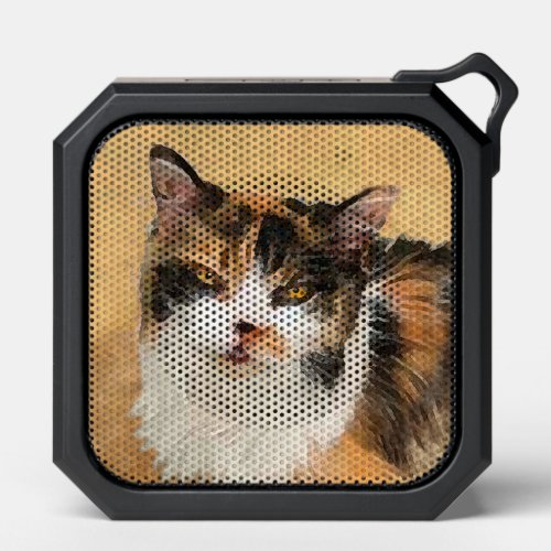 Calico Cat Painting _ Cute Original Cat Art Bluetooth Speaker