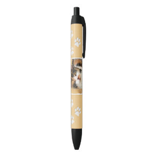 Calico Cat Painting - Cute Original Cat Art Pen
