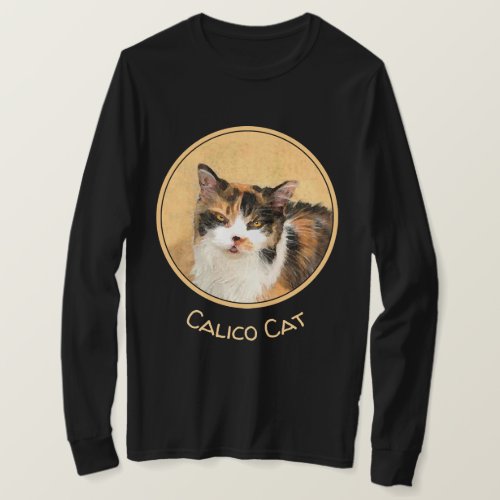 Calico Cat Painting _ Cute Original Cat Art T_Shirt