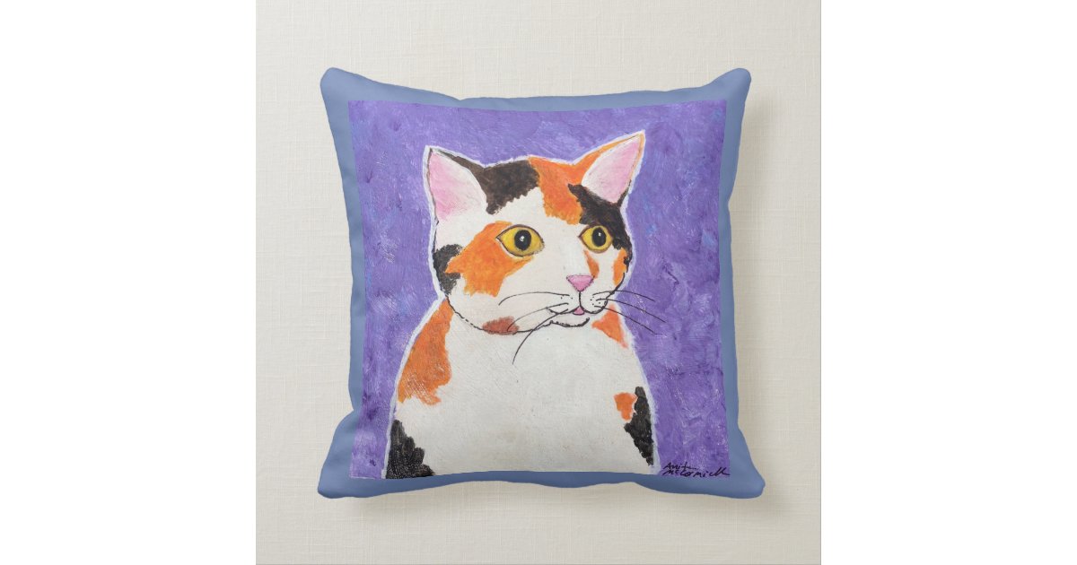 calico cat pillow pet