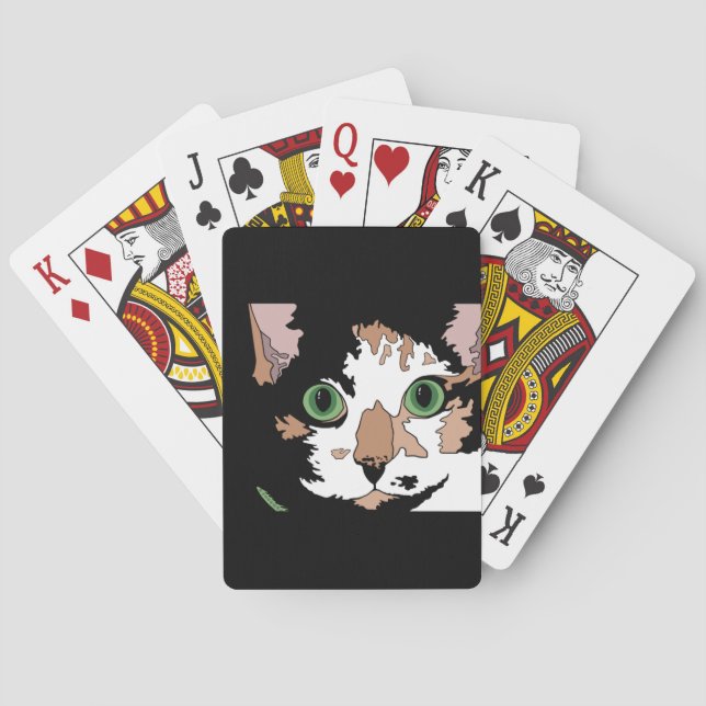 Calico Cat  Poker Cards (Back)