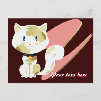 Calico Cat Postcard