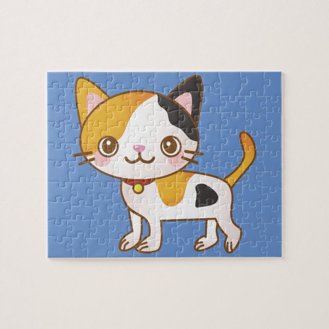 calico cat puzzle (Horizontal)