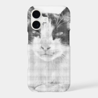 Calico Cat Retro Halftone iPhone 17 Case