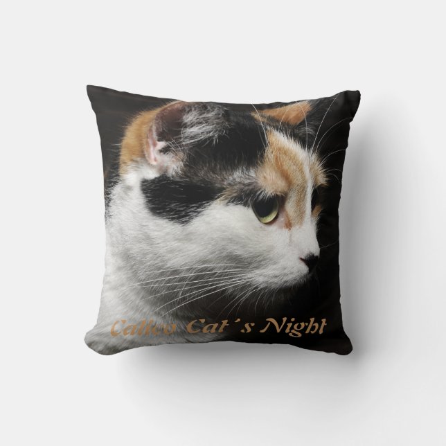 Calico Cat´s Night Pillow (Front)