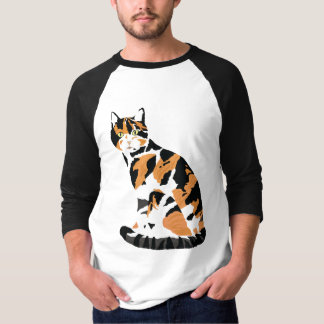 Calico cat sitting T-Shirt