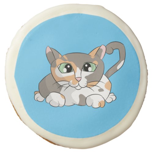 Calico Cat Sugar Cookie