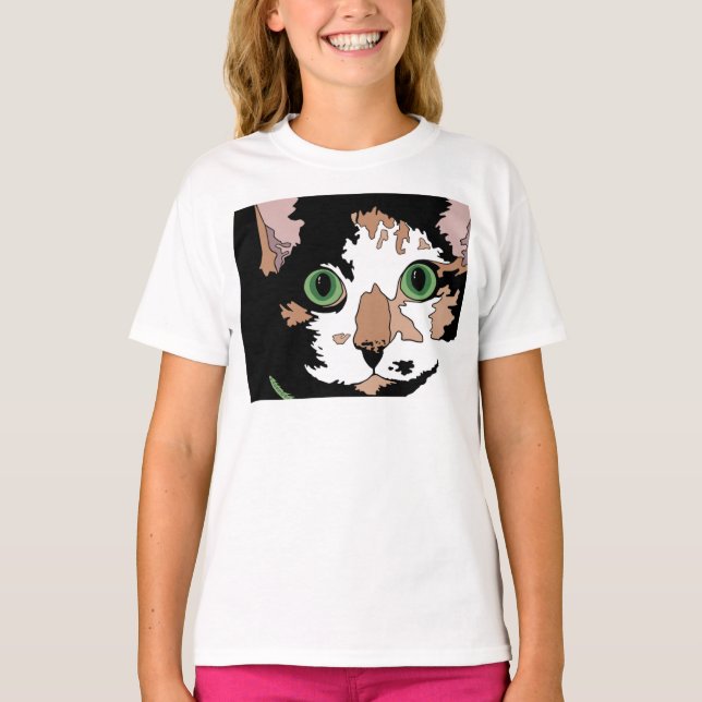 Calico Cat T-Shirt (Front)