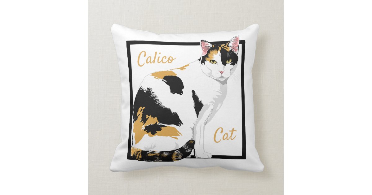 calico cat pillow pet