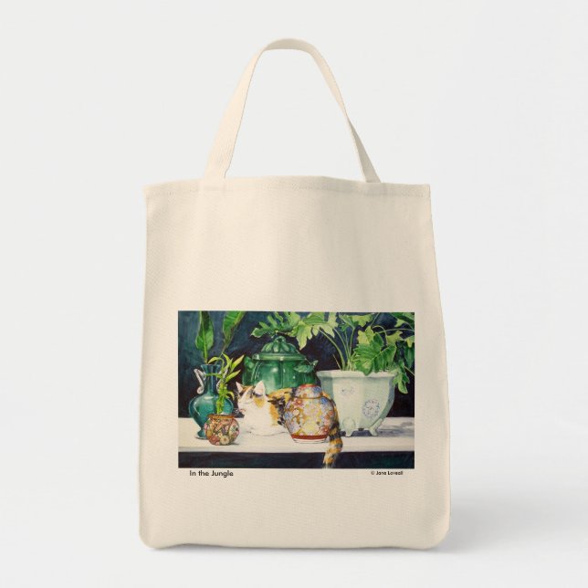 Calico Cat Tote Bag (Front)