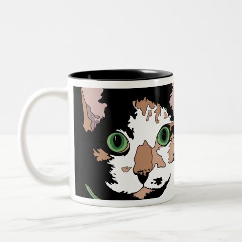 Calico Cat Two_Tone Coffee Mug