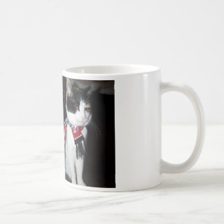 Calico Cat Wearing Scarf Holiday Mug