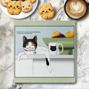 Calico Catitude Cat Kitchen Jigsaw Puzzle