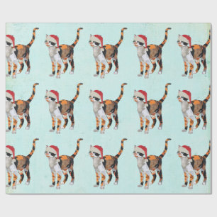 CALICO CHRISTMAS Wrapping Paper