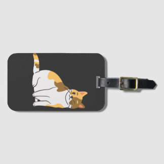 Calico Essential,Calico Portrait,Cute Calico Cat T Luggage Tag