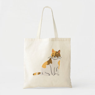 Calico Essential,Calico Portrait,Cute Calico Cat T Tote Bag