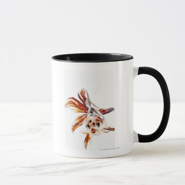 Calico Fantail Comet goldfish (Carassius Mug (Right)