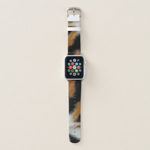 Calico Fur Pattern Apple Watch Band