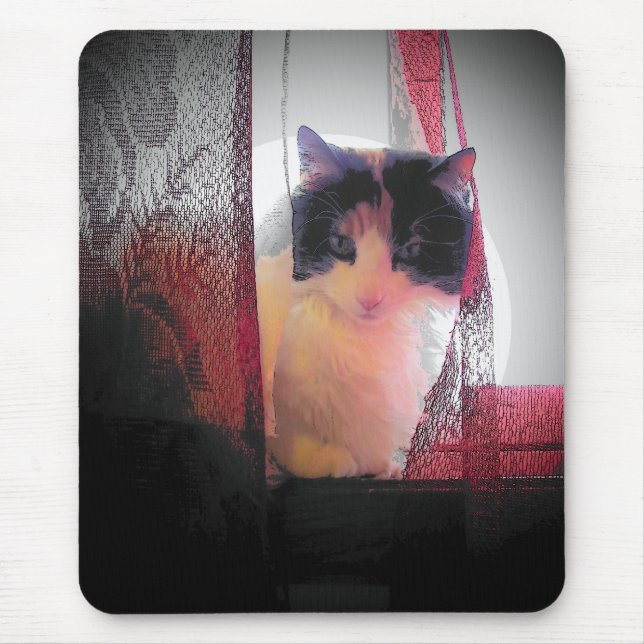 Calico Gashia Mouse Pad (Front)