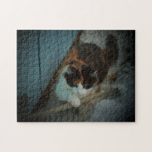 Calico hose checker jigsaw puzzle