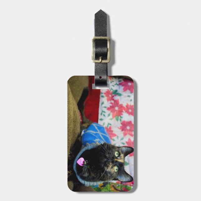 Calico II Luggage Tag (Front Vertical)