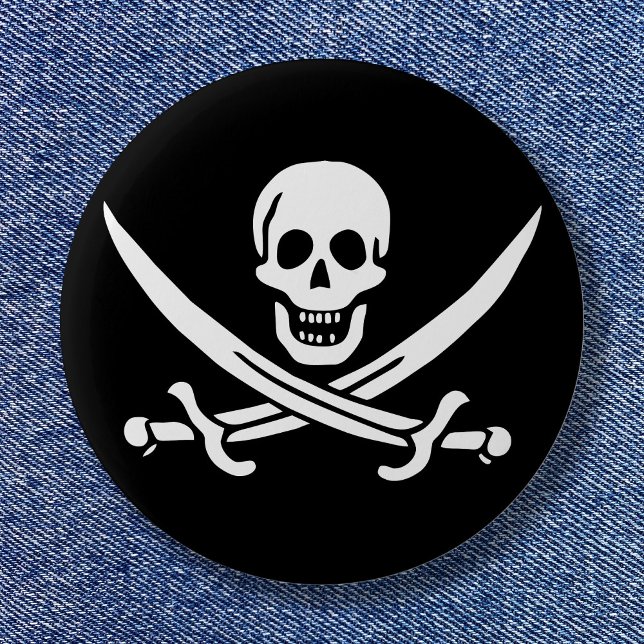 Calico Jack Pinback Button (Calico Jack Pinback Button)