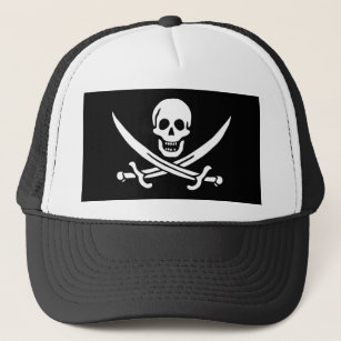 Calico Jack Pirate Flag Trucker Hat