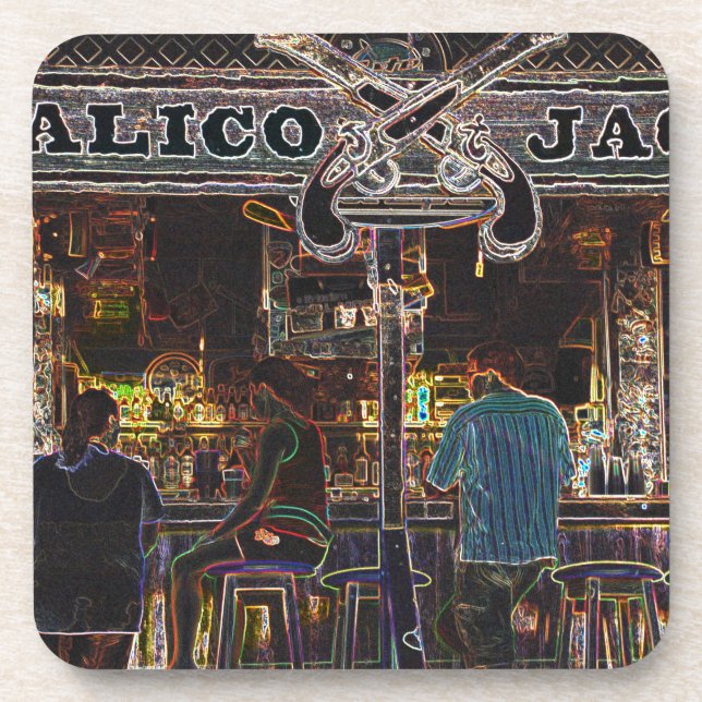Calico Jacks Grand Cayman Island Drink Coaster (Front)