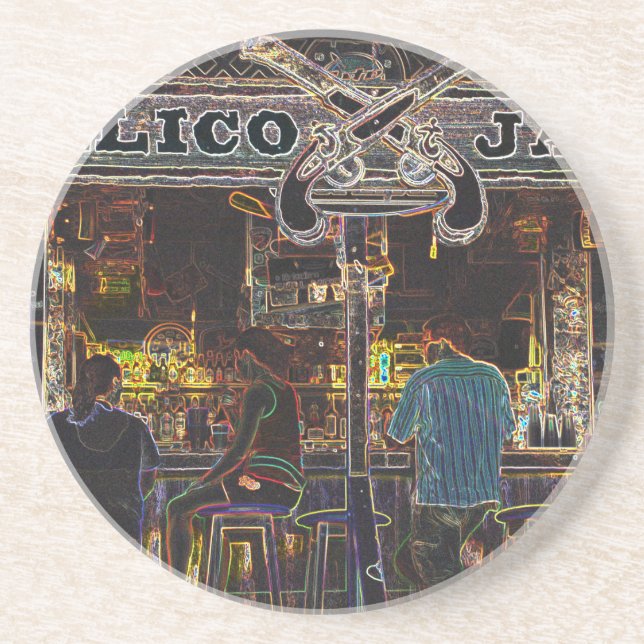 Calico Jacks Grand Cayman Island Drink Coaster (Front)