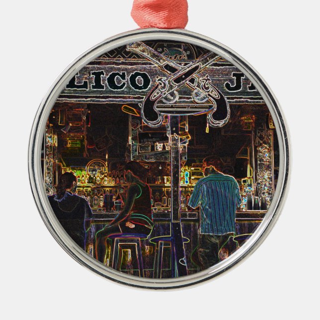 Calico Jacks Grand Cayman Island Metal Ornament (Front)