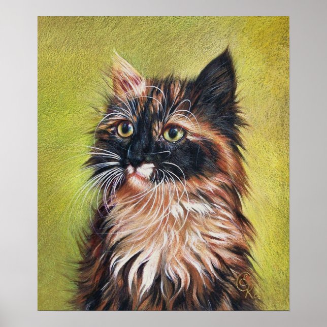 Calico kitten poster (Front)