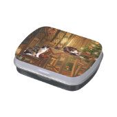Calico kitties Christmas Candy Tin (Side)
