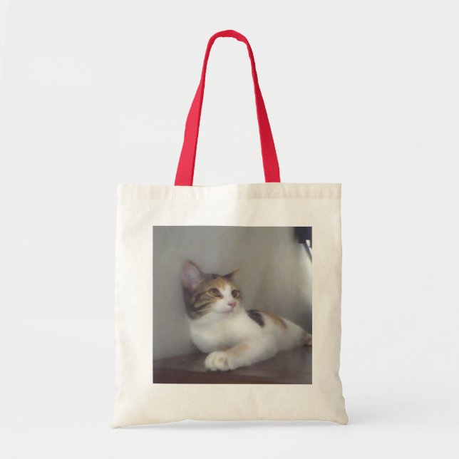 Calico Kitty Tote Bag (Front)