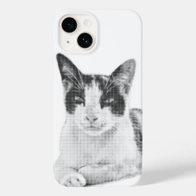 Calico Pop Halftone Case-Mate iPhone Case (Back)