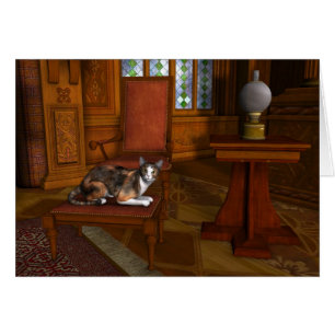 Calico resting cards