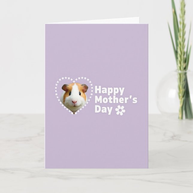 Calico Rodent Mothers Day Card (Front)