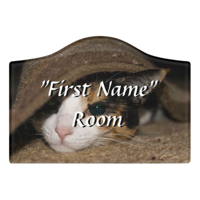 Calico Taco Door Sign (Small Crest Front)