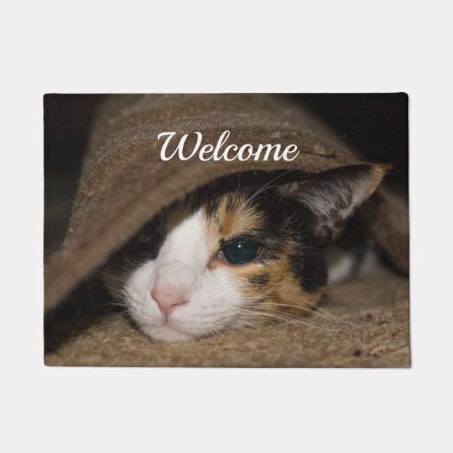 Calico Taco Welcome Doormat (Front)