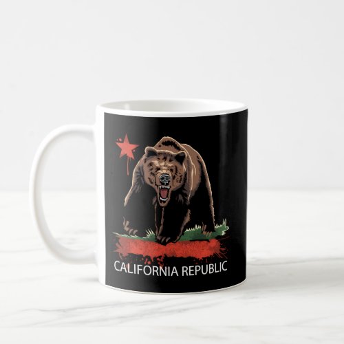 Calidesign California Republic Grizzly Ca Cali Bea Coffee Mug