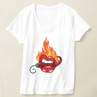 Caliente (Hot) Women's V-Neck T-Shirt