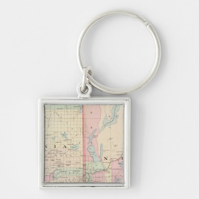 Calif, Nev north Keychain (Front)