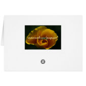 Califonia poppy cards (Back Horizontal)