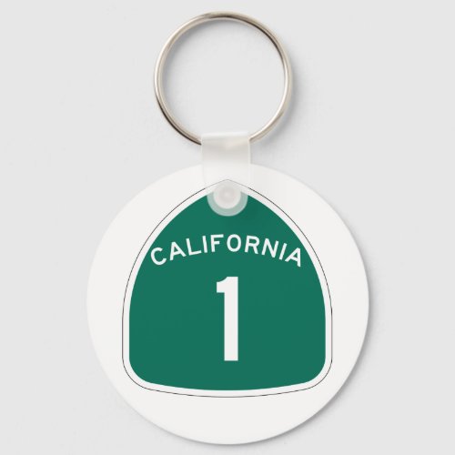 California 1 keychain