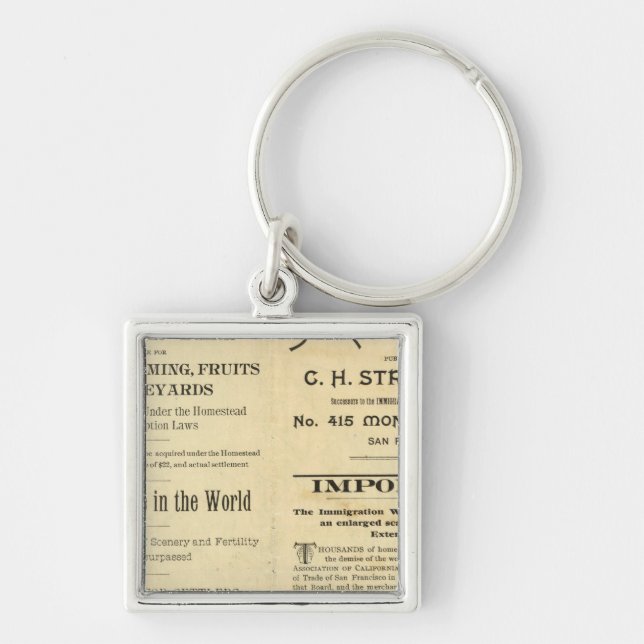 California 2 keychain (Front)