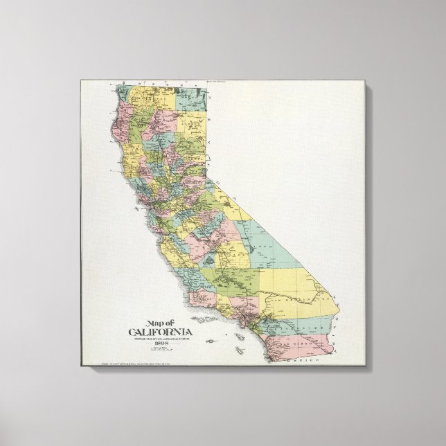 California 3 canvas print (Front)
