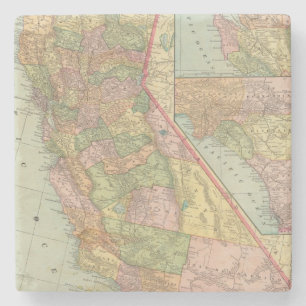 California 3 stone coaster
