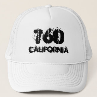 California 760 area code. Hat gift idea.
