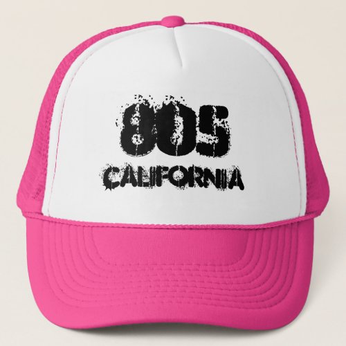 California 805 area code  Hat gift idea