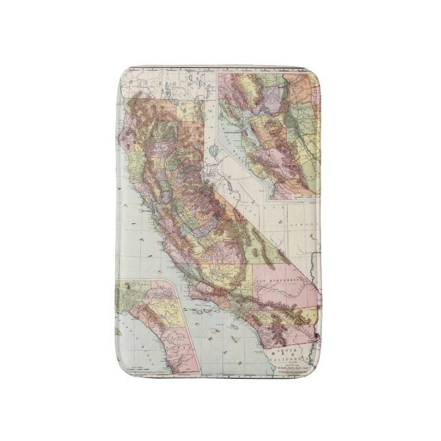 California 8 bathroom mat (Front Vertical)
