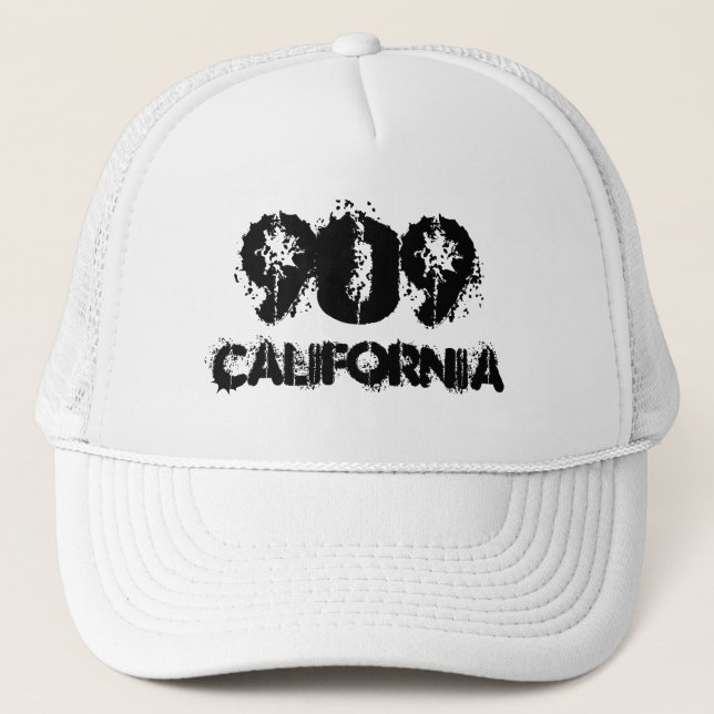 California 909 area code.  Hat gift idea. (Front)